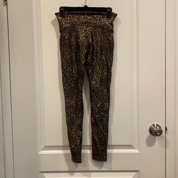 Spanx Faux Leather Leopard Leggings - Picture 6 of 6